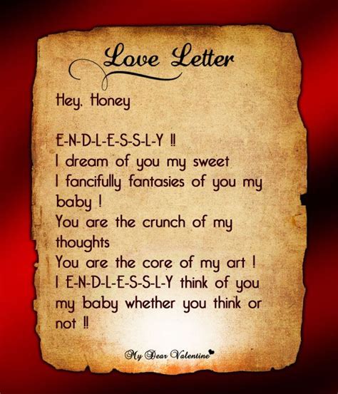 What would be better than a poem engraved in a love letter for her. # ...