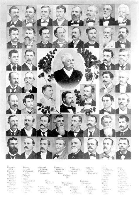 Florida Memory • Portraits of some members from the Florida legislative branches.