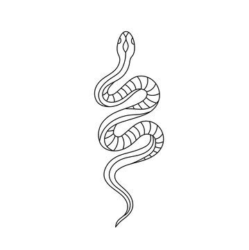 Update 85+ minimalist snake tattoo latest - in.cdgdbentre