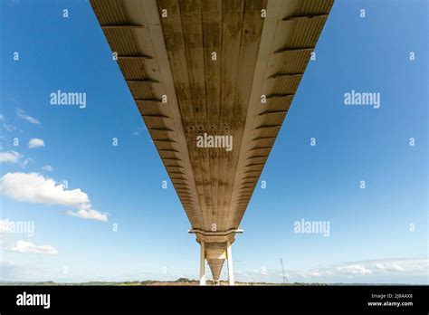 M48 River Severn Bridge linking England and Wales Stock Photo - Alamy