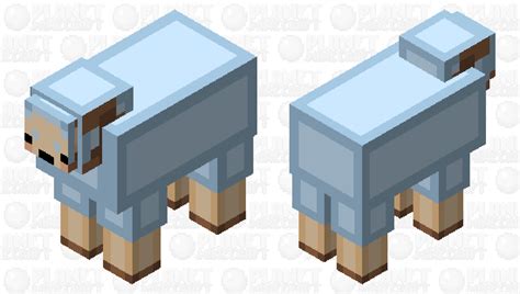 Blue sheep Minecraft Mob Skin