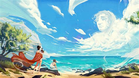 ArtStation - Odysseus and Calypso