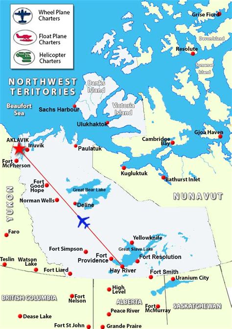 Charter Flights To Aklavik Northwest Territories /Charter Flight Network