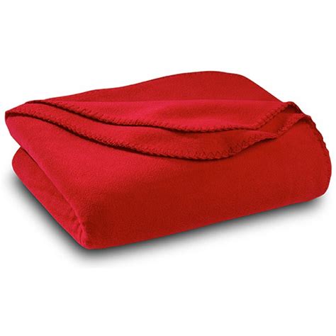 red fleece blanket