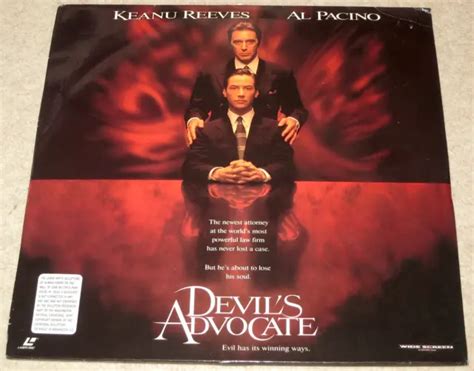 KEANU REEVES DEVIL'S ADVOCATE Al Pacino Charlize Theron LASERDISC LD ...