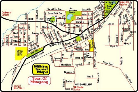 Map of Mittagong