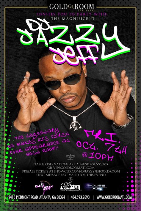 Tickets for DJ Jazzy Jeff @ GOLD ROOM in Atlanta from ShowClix