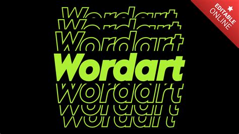 Wordart | Modern Stroke | Text Effect Generator