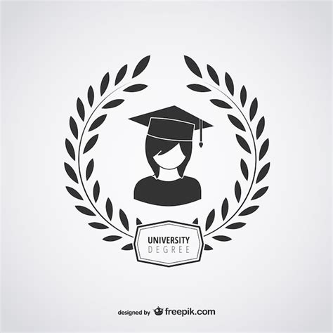 University degree logo | Free Vector