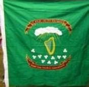 1st IRISH BRIGADE 6'X6' COTTON BATTLE FLAG EMBROIDERED