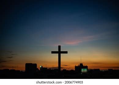 Cross Sunset Background Jesus Christ Cross Stock Photo 2006774903 | Shutterstock