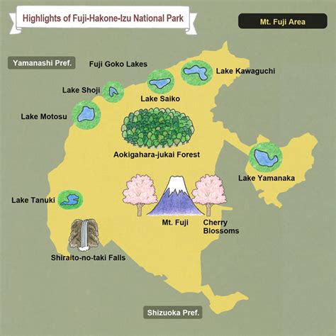 Fuji-Hakone-Izu National Park_Guide of Highlights [MOE]