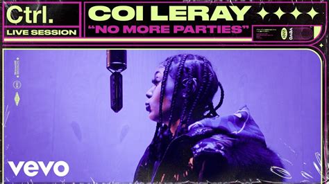 Coi Leray - No More Parties (Live Session) | Vevo Ctrl - YouTube