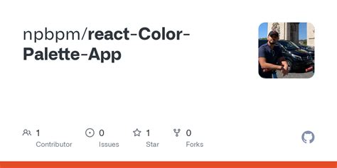 GitHub - npbpm/react-Color-Palette-App