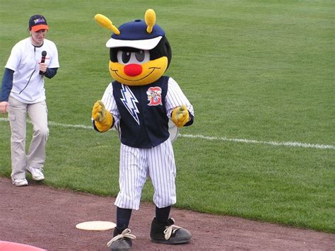 Buddy the Bee, Binghamton Mets mascot; AA Eastern League | Minor league baseball, Mascot, New ...