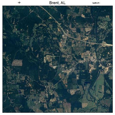 Aerial Photography Map of Brent, AL Alabama