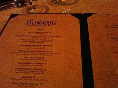 Steakhouse Menu, Menu for Steakhouse, Rancho Mirage, Palm Springs - Urbanspoon/Zomato