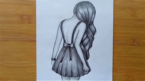 How to draw a girl with pencil sketch step by step. | Pencil sketch ...