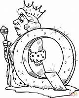 Letter Q Is For Queen Coloring Page  Free Printable Pages sketch template