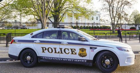 Secret Service Police Car at the White House - WASHINGTON DC - COLUMBIA ...