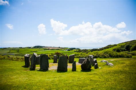 Spring Landscape In Drombeg Megaliths In Ireland Stock Photo - Download Image Now - Animal ...