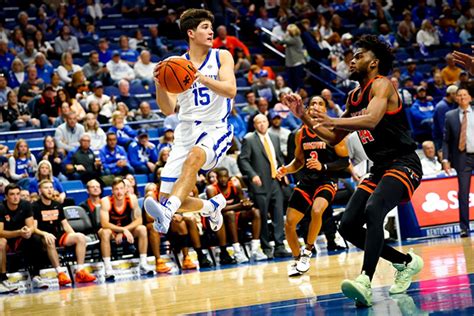 Kentucky guard Reed Sheppard having fun and providing a steady presence ...