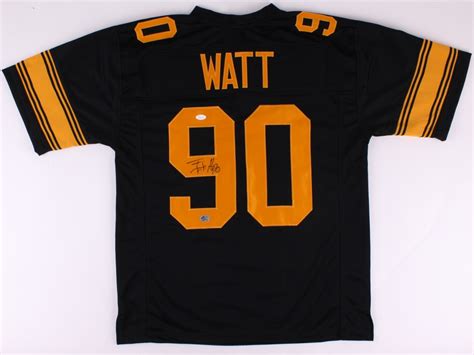 T. J. Watt Signed Steelers Jersey (JSA COA & Watt Hologram) | Pristine ...