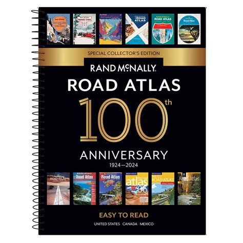 Rand McNally – 2024 Large Scale Road Atlas of USA (100th Anniversary ...