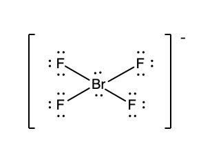 Explain why BrF4- is square planar while BF4- is tetrahedral. | Homework.Study.com