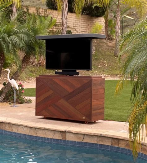 Outdoor Motorized Tv Lift Cabinet | Cabinets Matttroy