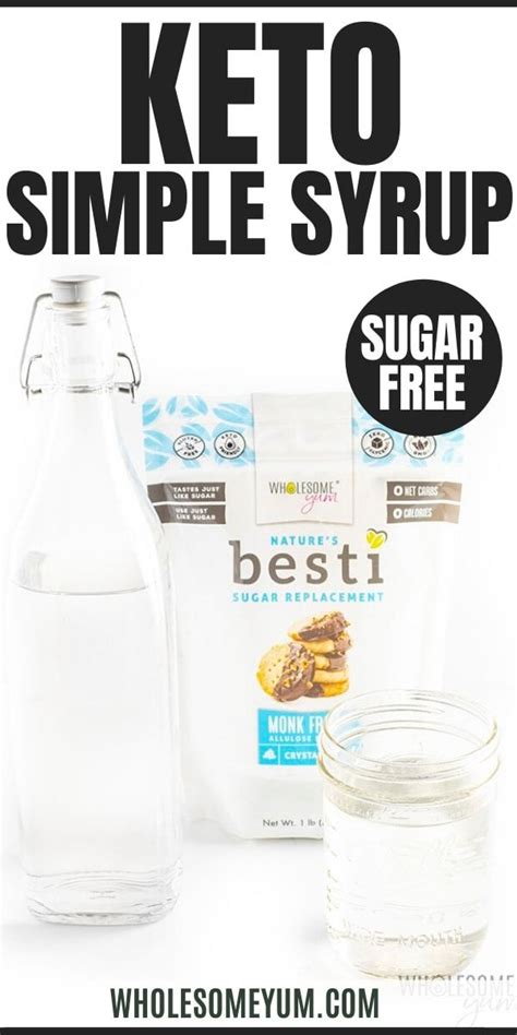 Sugar-Free Keto Simple Syrup Recipe | Simple syrup recipes, Simple ...