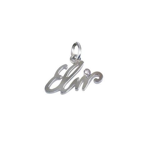 Sterling Silver Elvis Signature Charm - Graceland Official Store