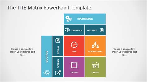 Powerpoint Matrix Template