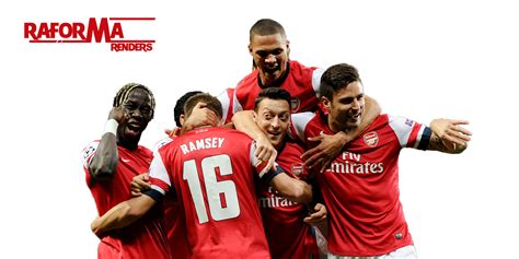 R.M.A renders: Arsenal Celebration Render