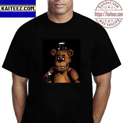 Five Nights At Freddys Official Poster Vintage T-Shirt - Kaiteez