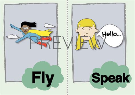 Fly and Speak Flashcard | Gru Languages