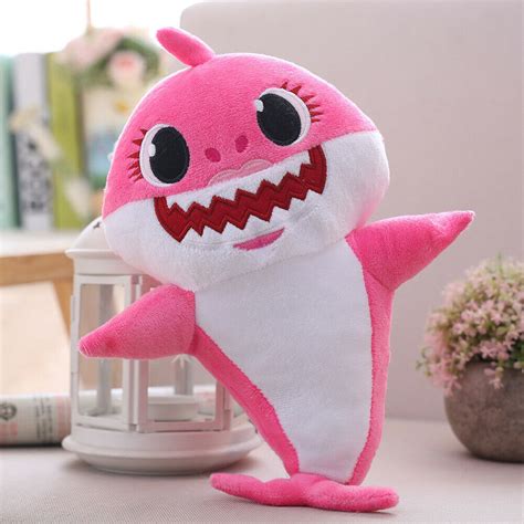 Shark Plush Animal Stuffed Toy Super Soft Cuddly Critter Children's ...