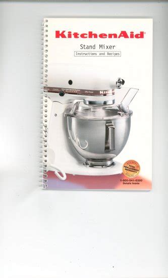 KitchenAid Stand Mixer Recipes and Instructions Book Cookbook