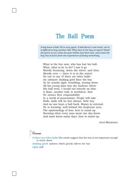 Chapter-3-The Ball Poem | PDF | Epistemology | Knowledge