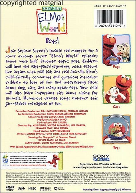 Elmo's World: Pets (DVD) | DVD Empire