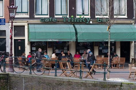 Cafe in amsterdam – Stock Editorial Photo © hansenn #44953793