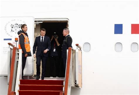 France’s Macron arrives in Beijing on 3-day China trip | Sawt Beirut ...