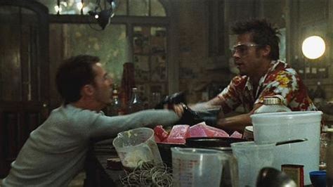 The replica soap, pink manufactured by Tyler Durden (Brad Pitt) in ...