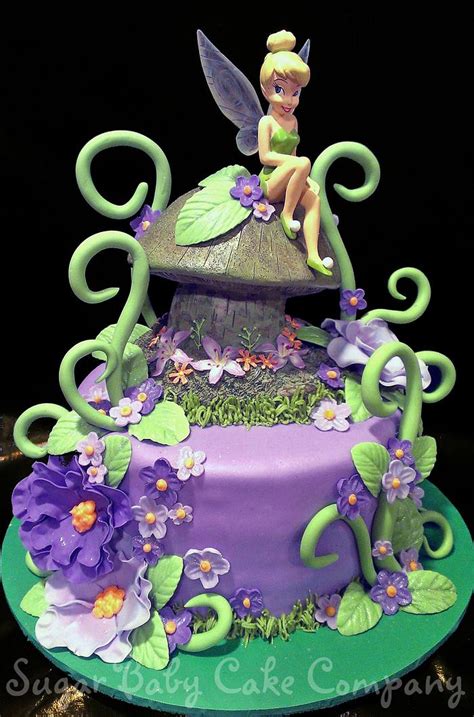 Tinkerbell Birthday Cake - Decorated Cake by Kristi - CakesDecor