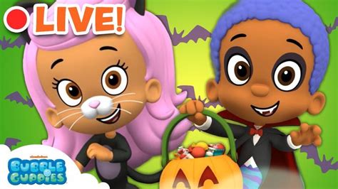 🔴LIVE: Happy Halloween 🎃 w/ Bubble Guppies! Bubble Guppies Songs, Games ...