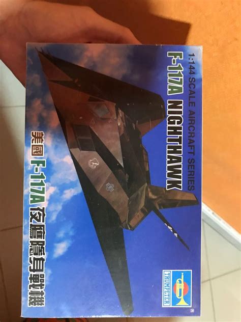 1/144 F-117A aircraft model kit, Hobbies & Toys, Toys & Games on Carousell