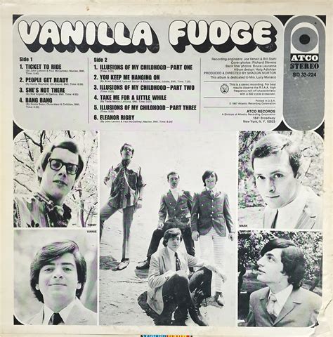 Classic Rock Covers Database: Vanilla Fudge - Vanilla Fudge (1967)