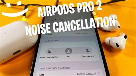 AirPods Pro 2 How To Turn On Noise Cancelling - YouTube