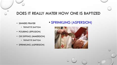 Aspersion Baptism