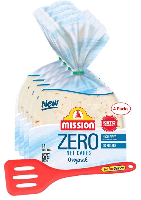 Mission Zero Net Carb Original Tortillas - 0g Net Carbs - Keto ...